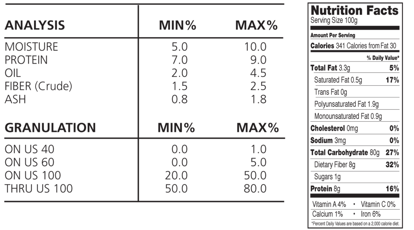 YPCF 800 Whole Grain Pregelatinized Yellow Corn Flour