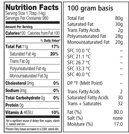 NH Technology 563 Unsalted Table Grade Margarine