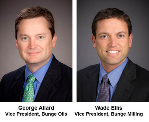 George Allard et Wade Ellis nommés à de nouveaux postes dans l’équipe de direction de Bunge depuis le 1er avril 2013