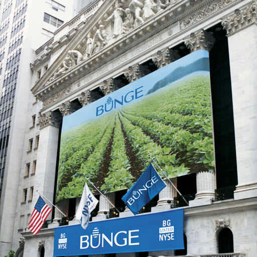 Le 2 août 2001, la société mère Bunge Limited entre à la bourse de New York (NYSE: BG).