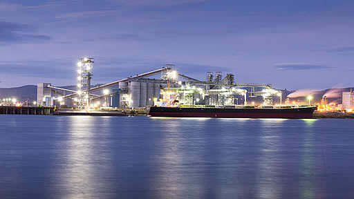C’est le premier silo d’exportation construit aux États-Unis au cours des 30 dernières années.