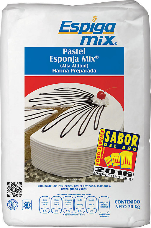 Pastel Esponja Mix.