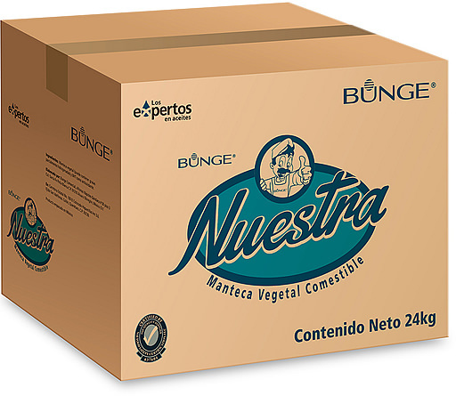 Caja de La Nuestra: Manteca Panadera Multipropósito.